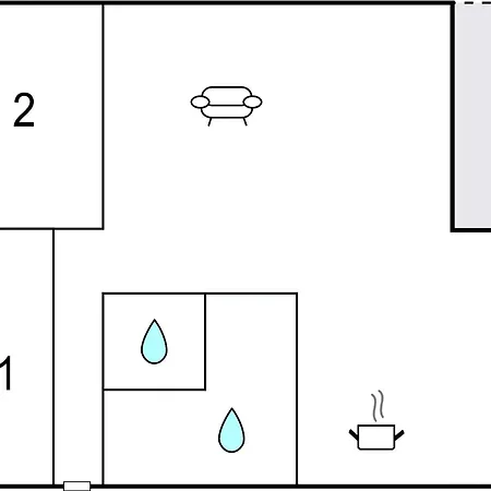بيت للعطل 2 Bedroom Cozy In *